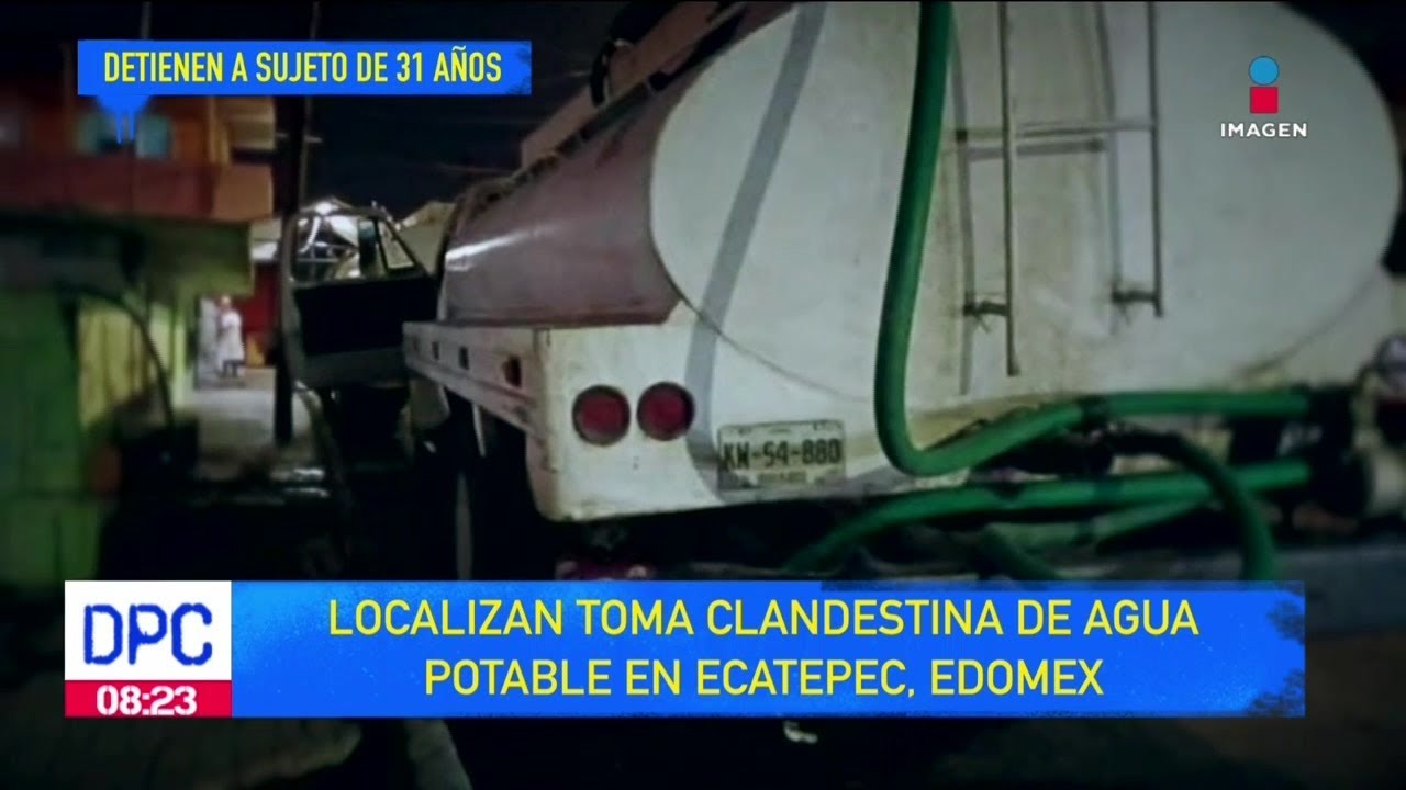 Localizan toma clandestina de agua potable en Ecatepec, EdoM&eacute;x  | De Pisa y Corre