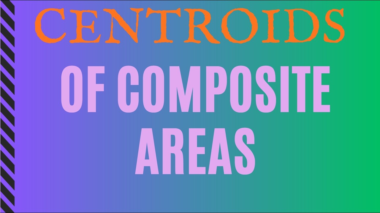 Centroids of Composite Areas and Shaded Area of Irregular Shapes 