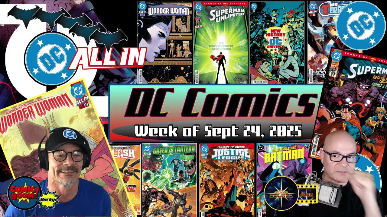 DC Comics - Sept 24, 2025 - Absolute Wonder Woman 12; Superman 30! Superboy-Prime! Detective Comics!