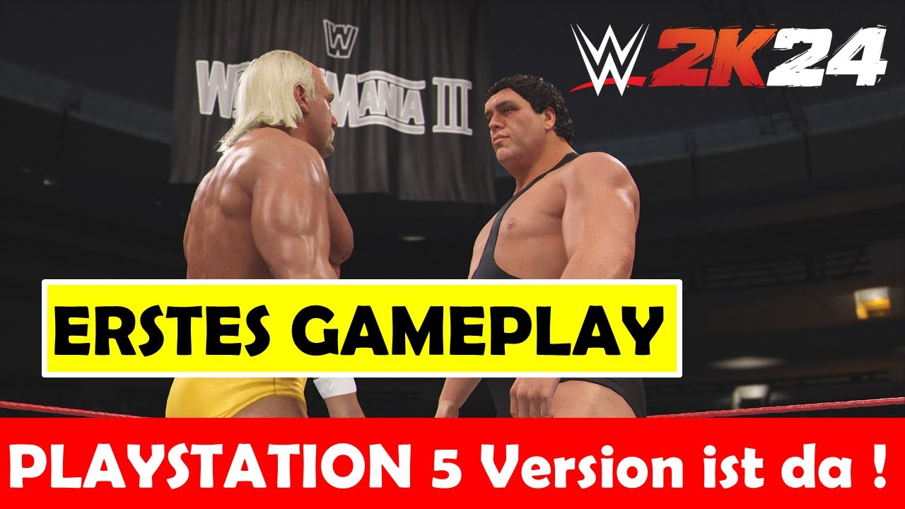 WWE 2K24 für PS5 ist da ! ERSTES GAMEPLAY + Ersteindruck zum neuen WRESTLING ABLEGER !