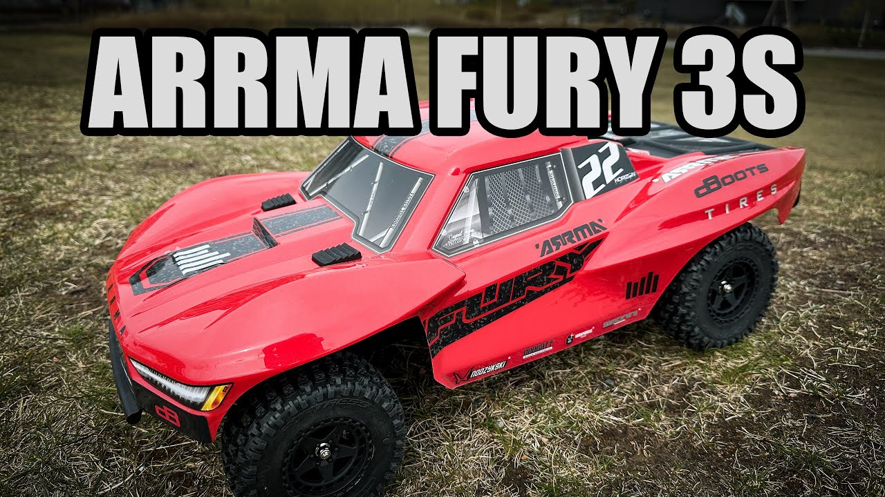 First time out with Arrma Fury 2wd RC car (3S batteries)