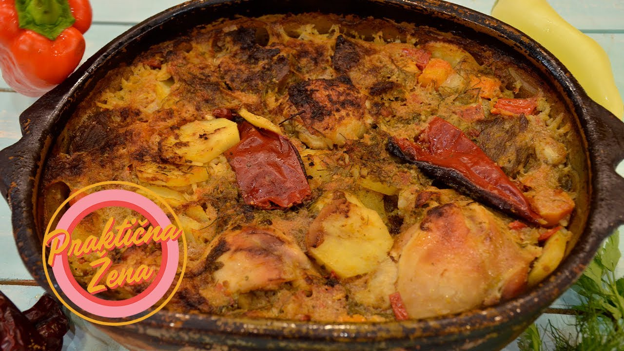 Praktična žena – Đuveč sa tri vrste paprike
