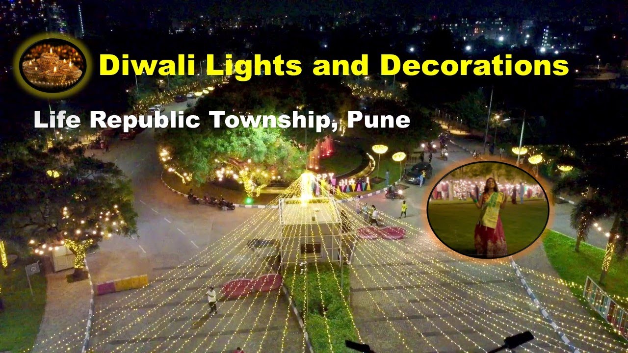 Diwali Life Republic Wali - Diwali Lightings and Decorations in Life Republic Township, Pune