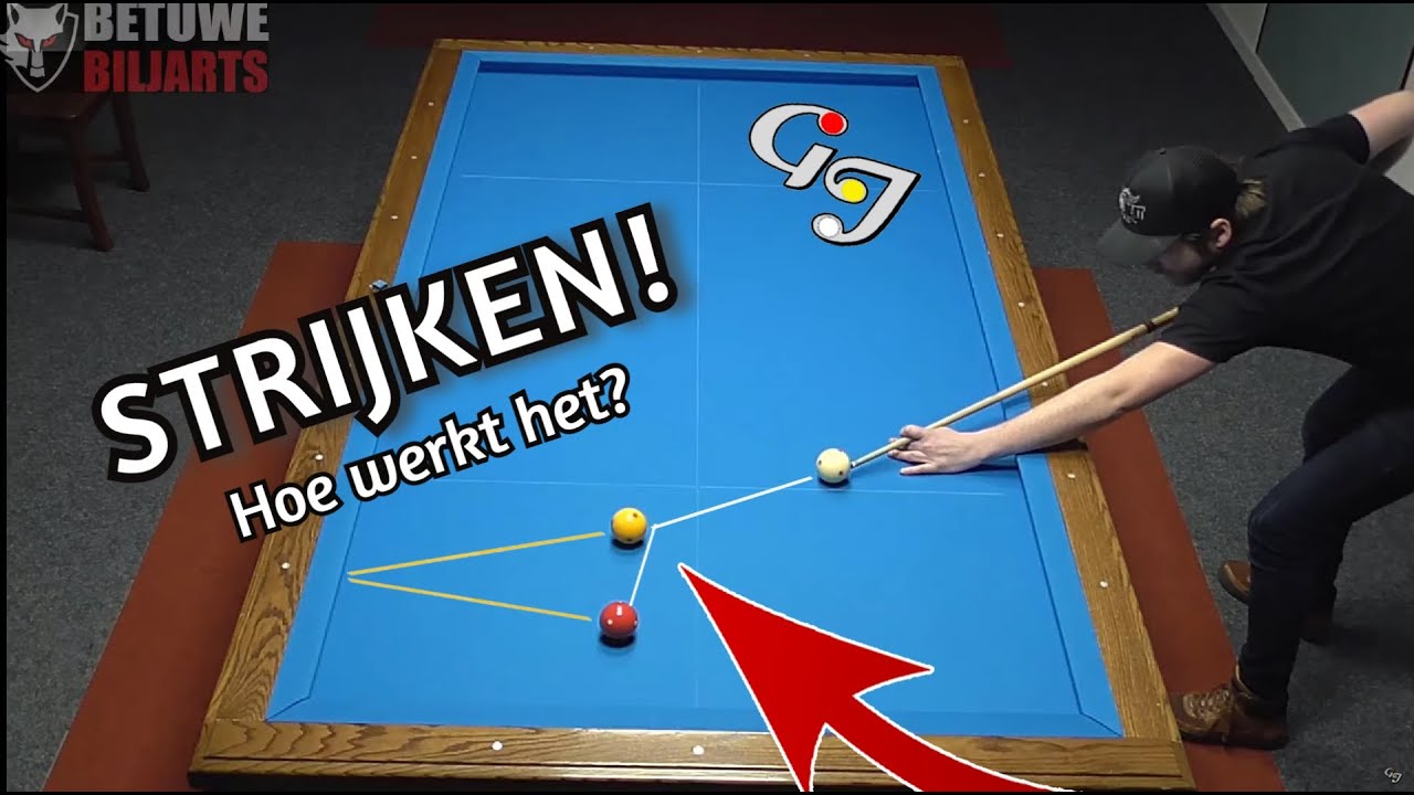 HET SPELEN VAN STRIJKSTOTEN!? UITGELEGD DOOR GJ VELDHUIZEN | Carambole Biljarten