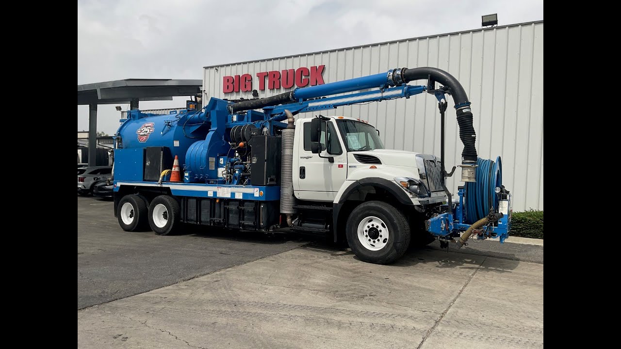 2012 International 7500 Vac Con V309LHA Hydro Excavation Combo Vacuum Truck