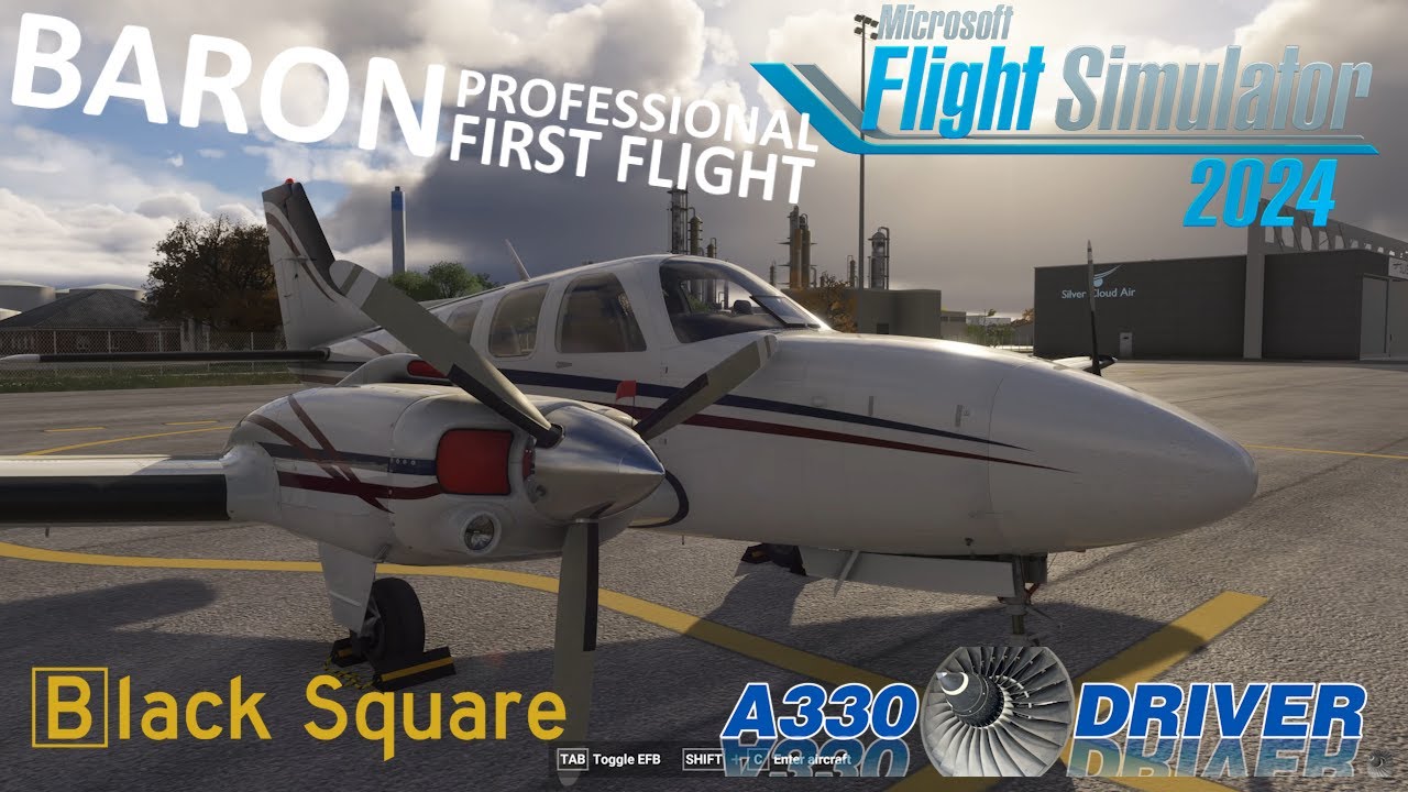 Releasing TODAY: Black Square BARON PROFESSIONAL PREVIEW | The BEST BARON EVER! | Real Airline Pilot