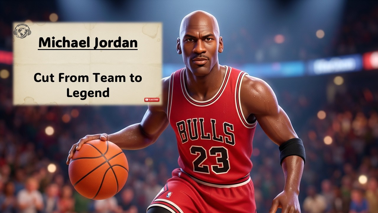 Michael Jordan – From Rejection to Basketball Legend | English Listening Practice | Graded Reader