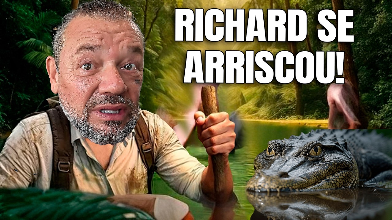 ELE ENTROU EM RIO COM JACARÉ NA AMAZÔNIA!!!