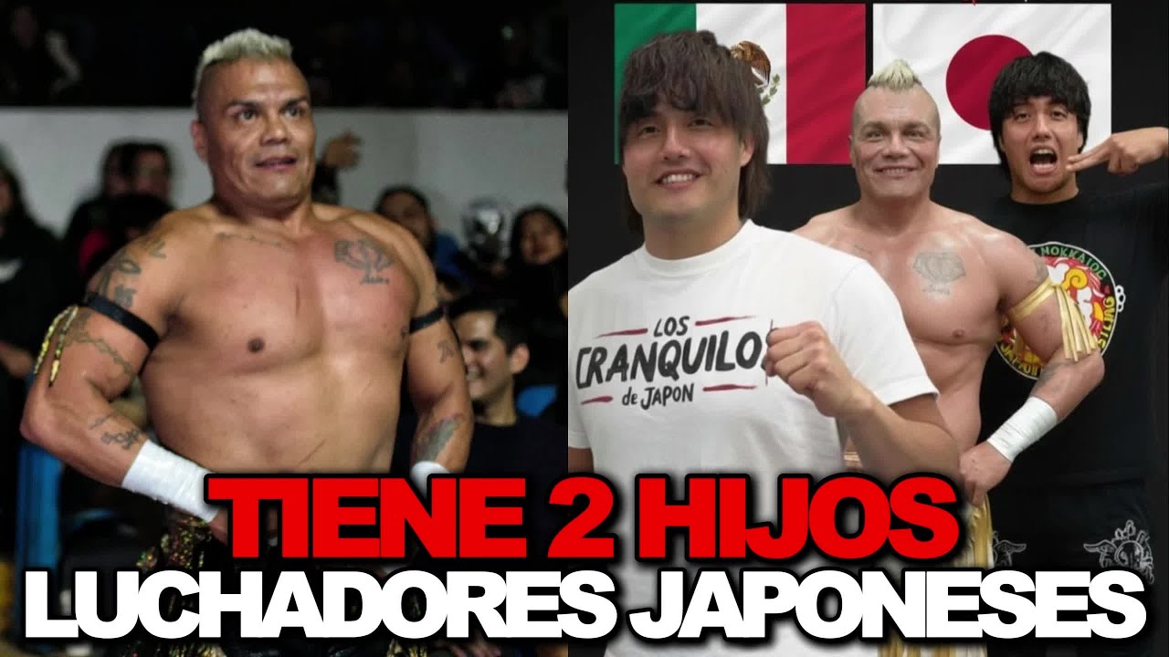 Este luchador mexicano tiene 2 hijos japoneses y están en la NJPW