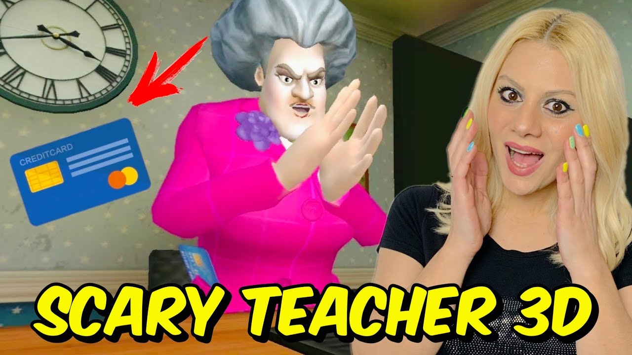 ΠΗΡΑ ΤΗΝ ΠΙΣΤΩΤΙΚΗ ΚΑΡΤΑ ΤΗΣ SCARY TEACHER  ΚΑΙ ....  Let's Play Kristina @KristinaEkouft
