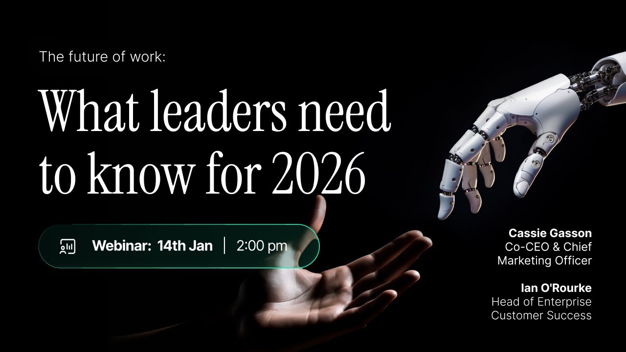 The future of work: What leaders need to know for 2026