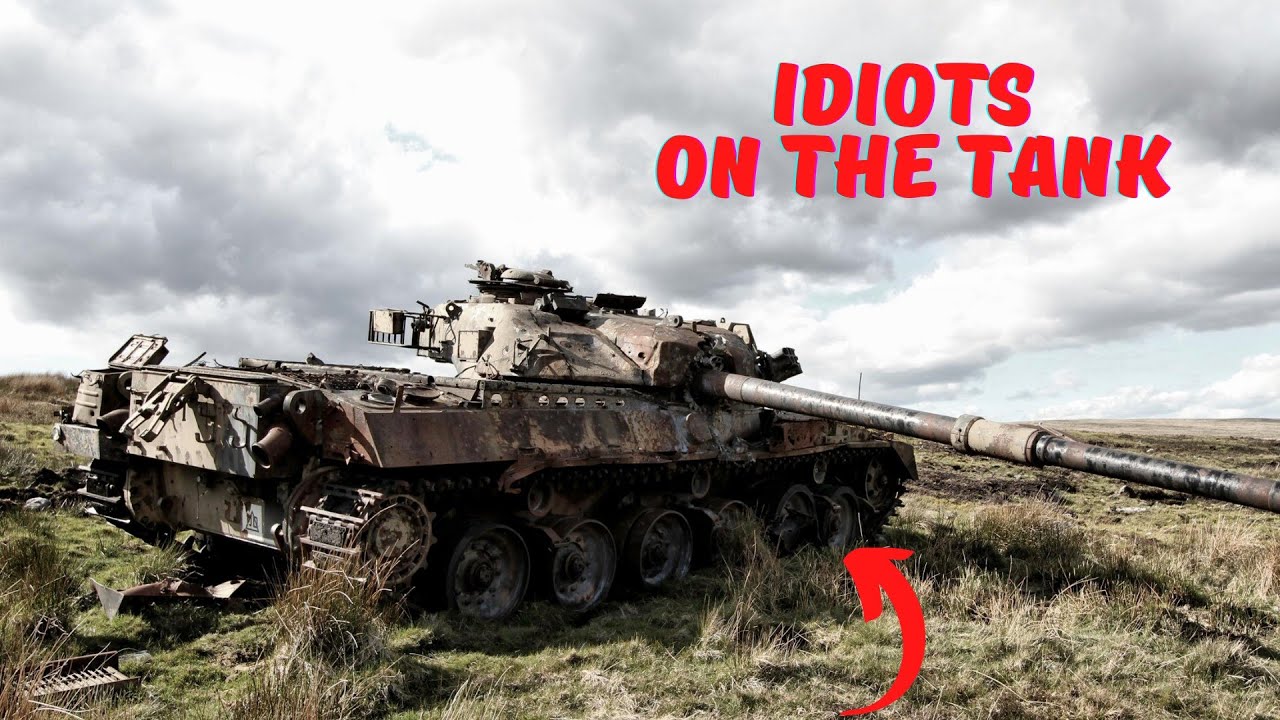 Idiots on the tank  | military equipment accident | compilation