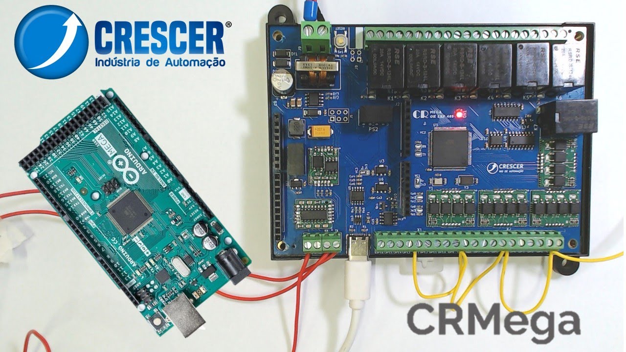 ARDUINO - PROJETO PARA BAIXAR - Arduino MEGA de forma PROFISSIONAL com MODBUS  e NODE-RED