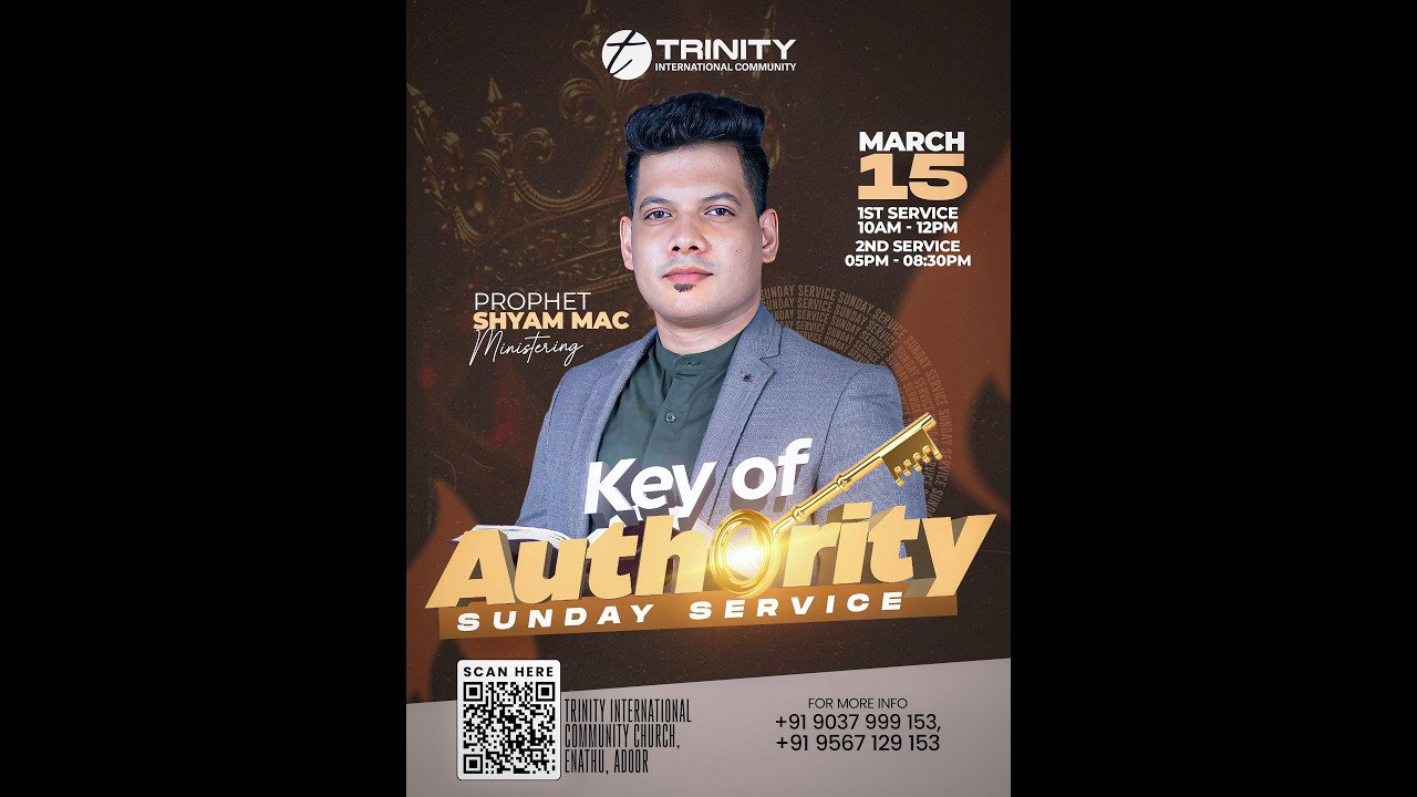 🔴LIVE | Sunday Service | Pr. Shyam Mac | Br. Allen Thomas.