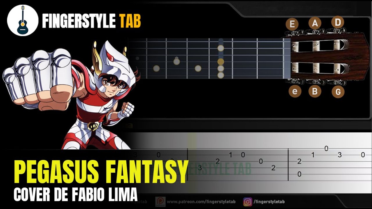 PEGASUS FANTASY - Arranjo Violão Fingerstyle + Tablatura (Cover: Fabio Lima)