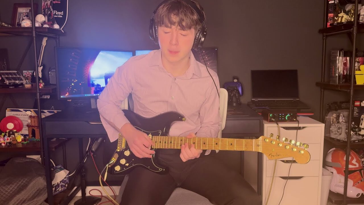 F# Minor Guitar Solo - Backing Track Jam | Jude Floyd