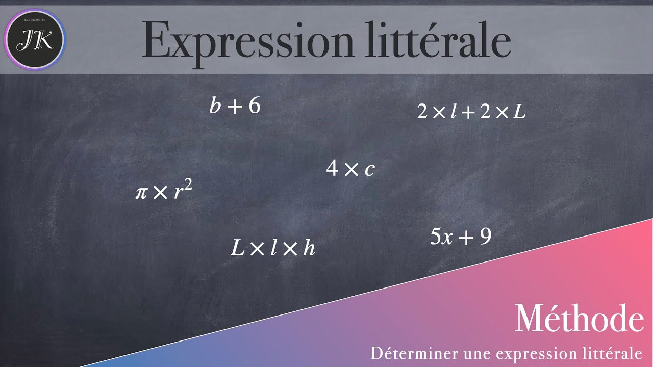 Expression litt&eacute;rale