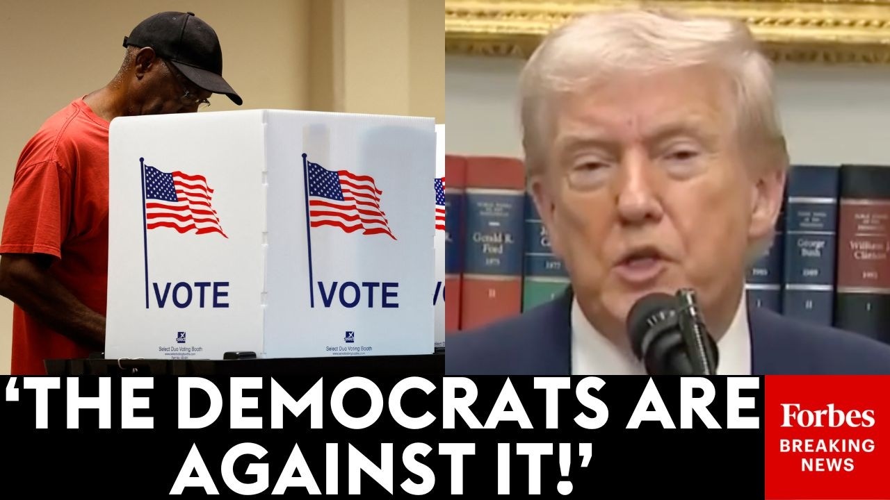 'We're Trying To Save America': Trump Lauds SAVE America Act, Demands End To Mail-In Voting
