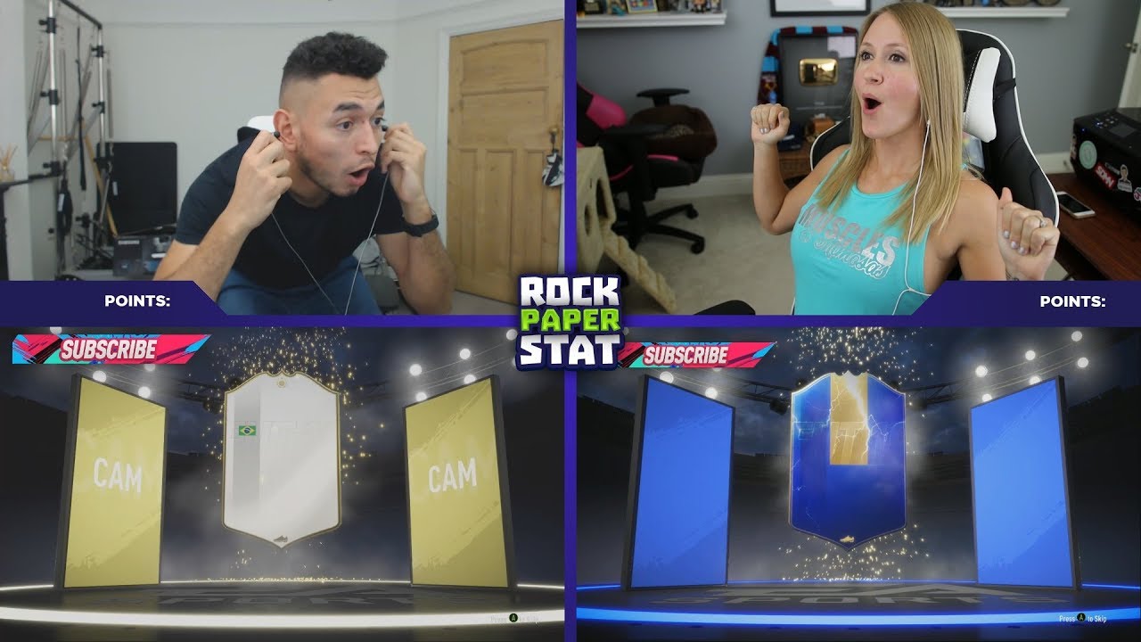 THIS LUCK IS UNREAL 😱 INSANE ROCK PAPER STAT vs Fangs!! (FIFA 19 ICON PACK)
