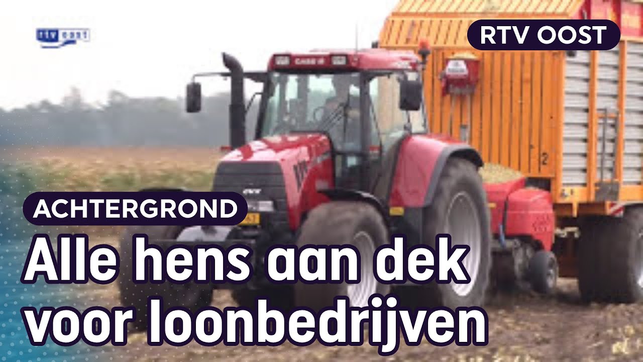 Loonbedrijven in Overijssel druk met oogsten ma&iuml;s | RTV Oost