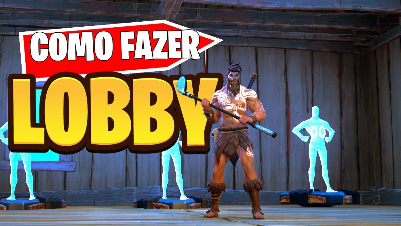 3 FORMAS DE FAZER UM LOBBY NO FORTNITE CRIATIVO!