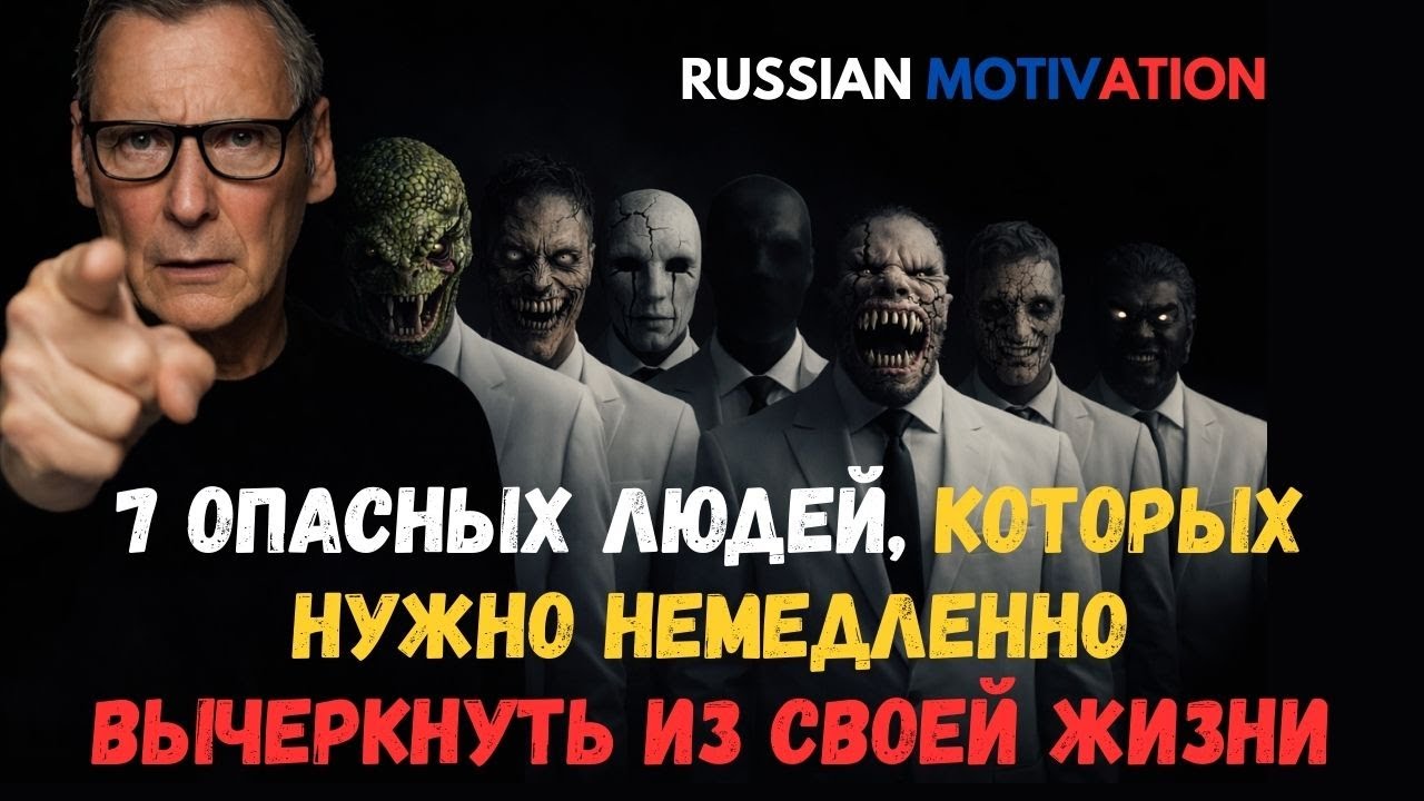 7 Опасных людей, которых нужно немедленно вычеркнуть из своей жизни - Russian Motivation