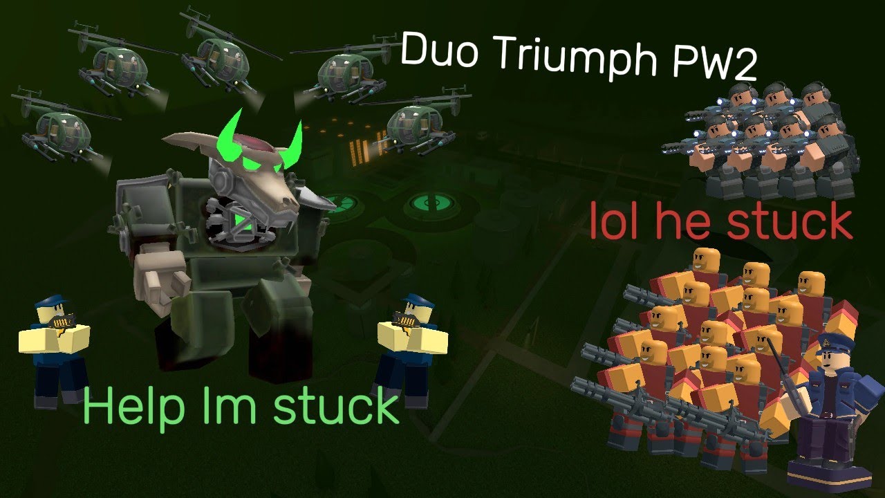 Duo Triumph NST Polluted Wastelands || Tower Defense Simulator