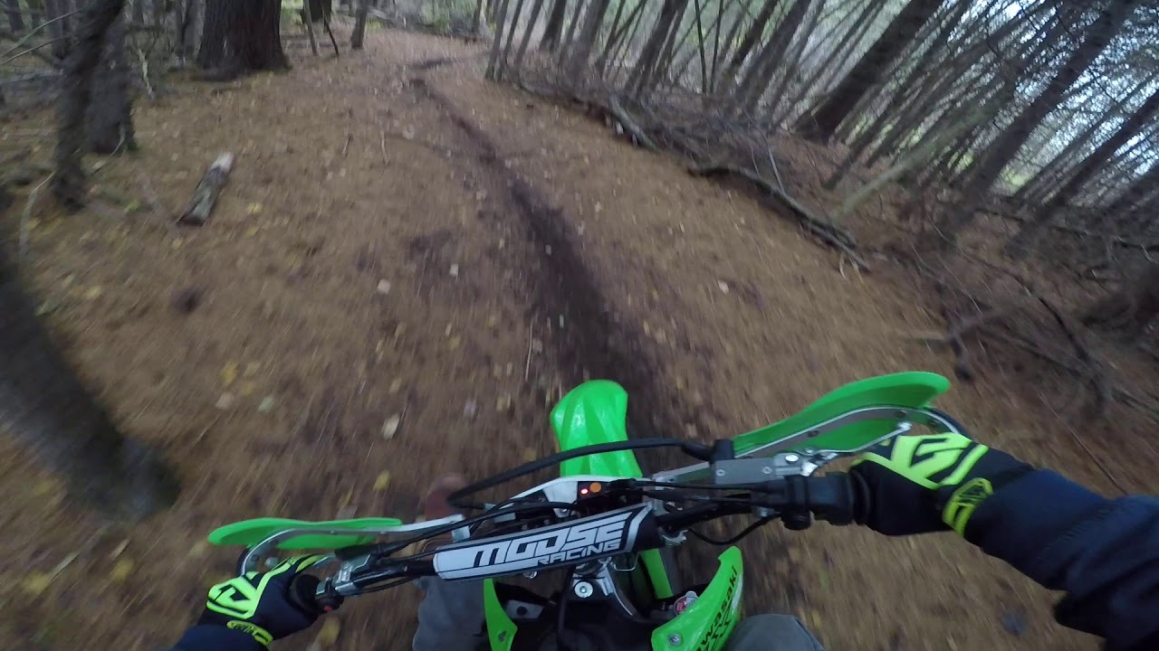2020 KLX300R SINGLE TRACK POWER COMMANDER TEST