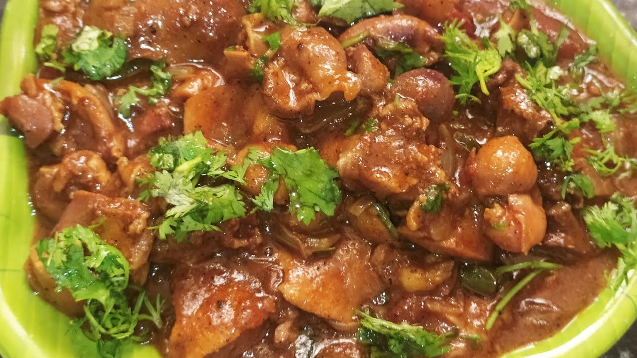 ಚಿಕನ್ ಲಿವರ್ ಮತ್ತು ಗುಂಡಿಗೆ ಕಾಯಿ ಪ್ರೈ  chicken liver and gizzard fry ( in Kannada) sisters kai ruchi 🙏