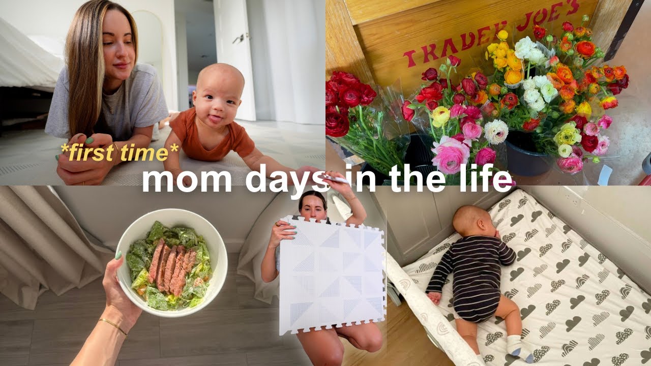 SAHM VLOG 🌼 moving plans, thoughts on family vlogging, teething, new playmat, trader joe's haul!