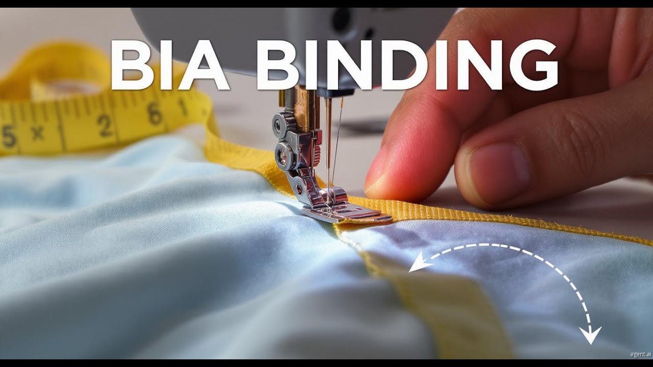 Perfect Bias Binding Neck Finish   Ureb patti stitching   cutting and stitching tips