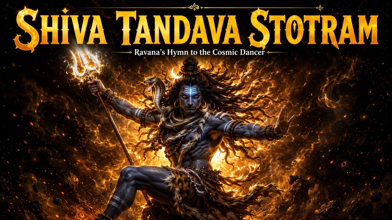 🕉️ शिव तांडव स्तोत्रम | Shiv Tandav Stotram | रावण रचित शक्तिशाली स्तोत्र (Female Voice)