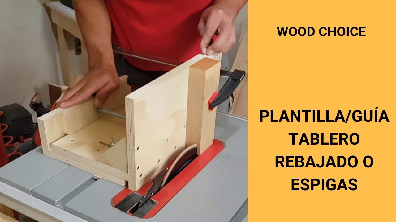 Plantilla/Guía Ajustable tablero rebajado o espigas
