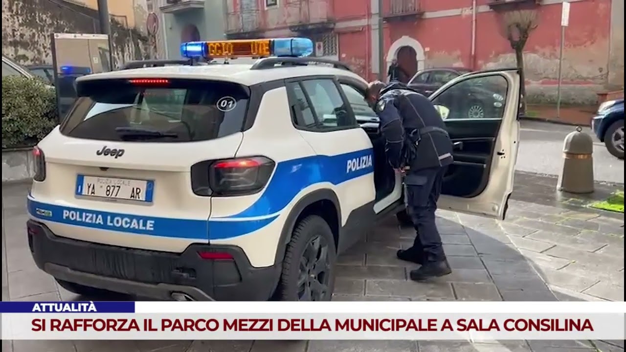 ATTUALITÀ. SI RAFFORZA IL PARCO MEZZI DELLA MUNICIPALE A SALA CONSILINA