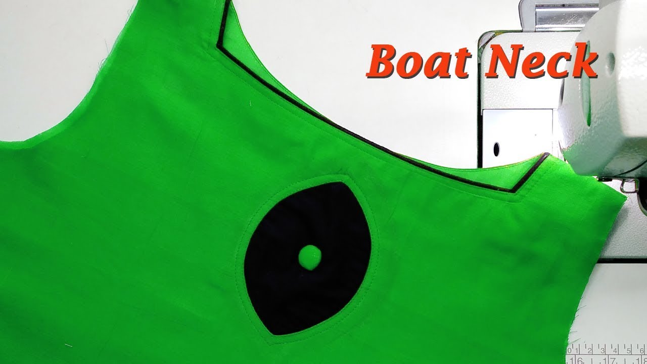 Boat neck design cutting and stitching hindi EMODE