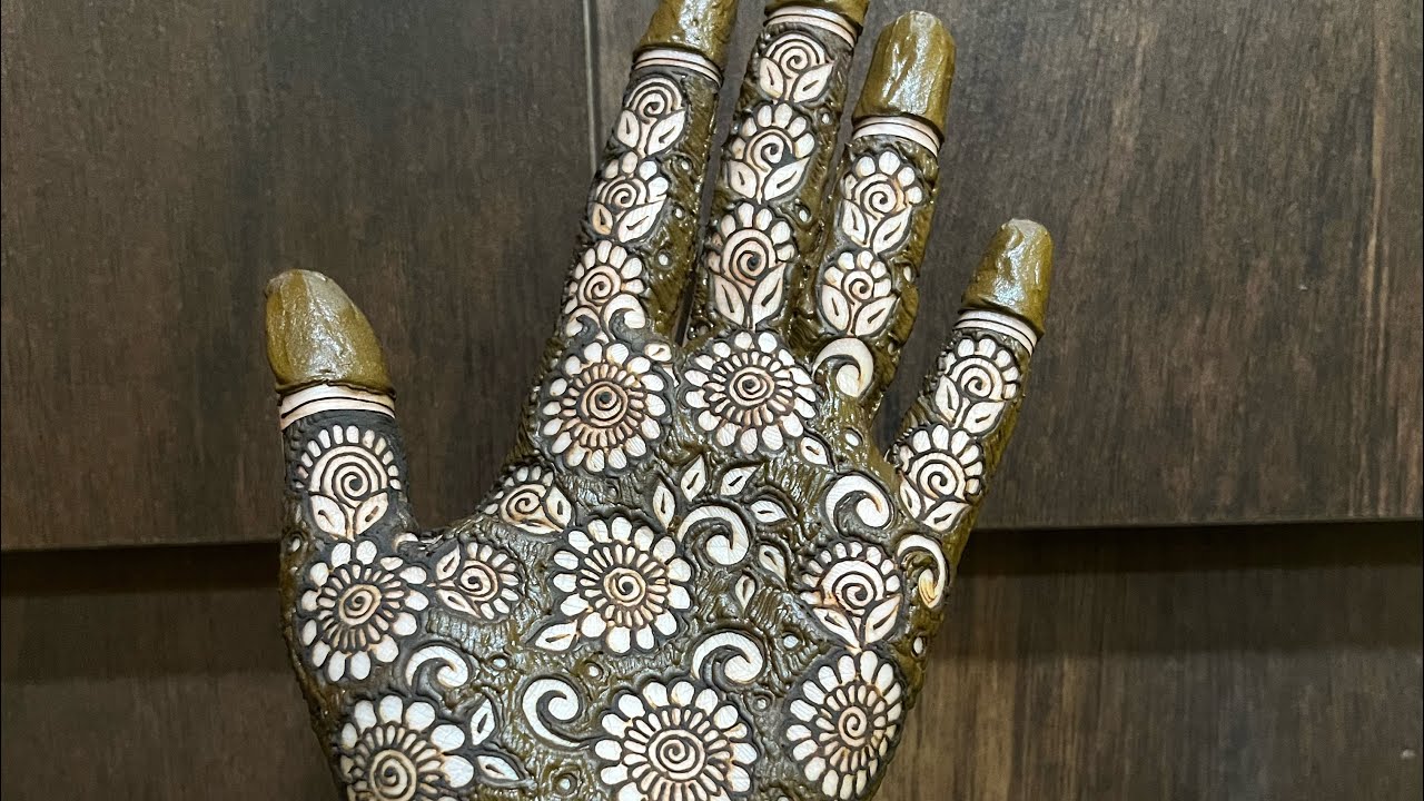 Tutorial of trending 3d henna art #mehndi #henna #3dart 
