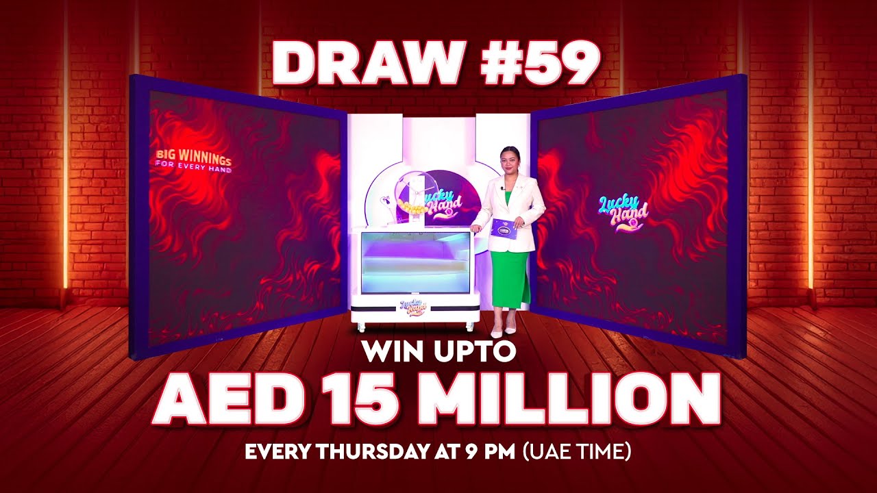 Lucky Hand | Lucky 6 Draw No. 59 | 22 January 2026 | Win Up to AED 15 Million!