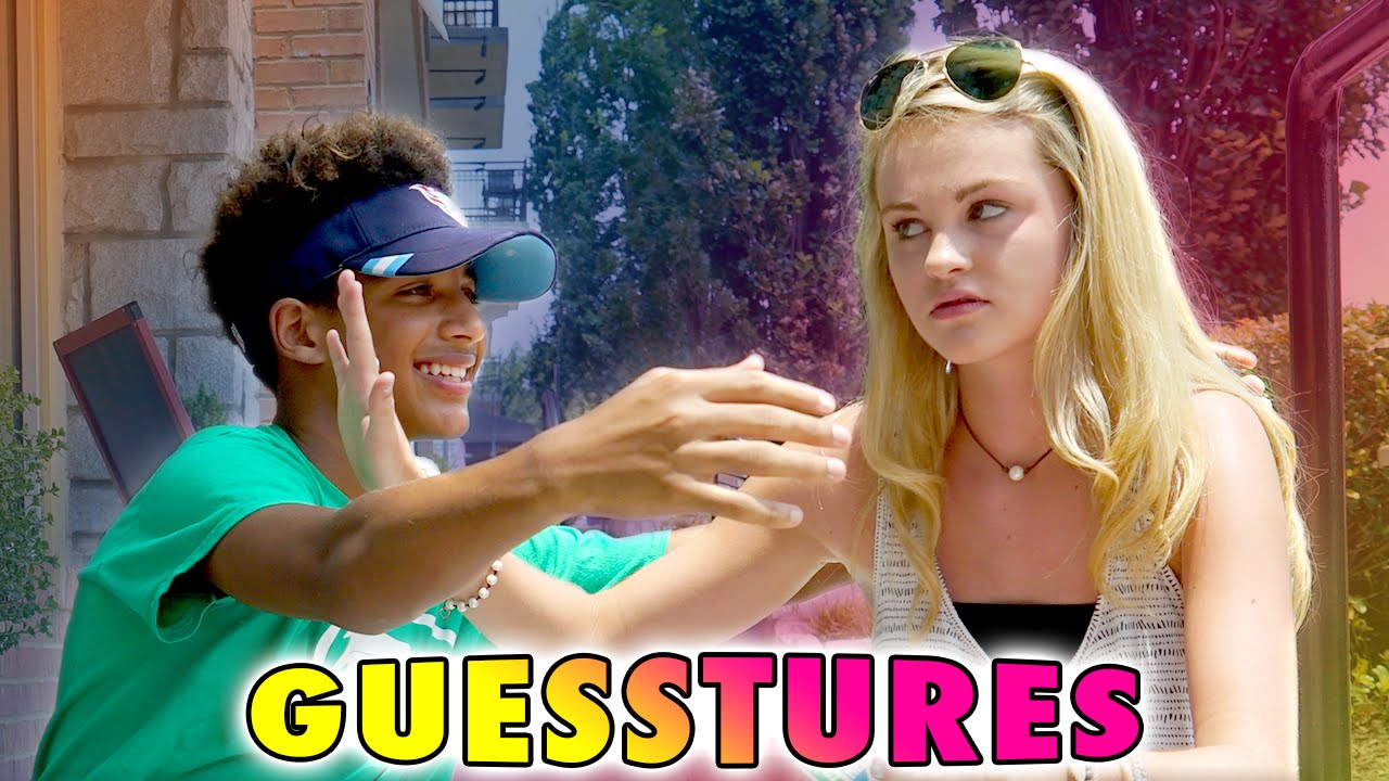 The Guesstures Game!  (Ivey vs Justin...  New Couple?)