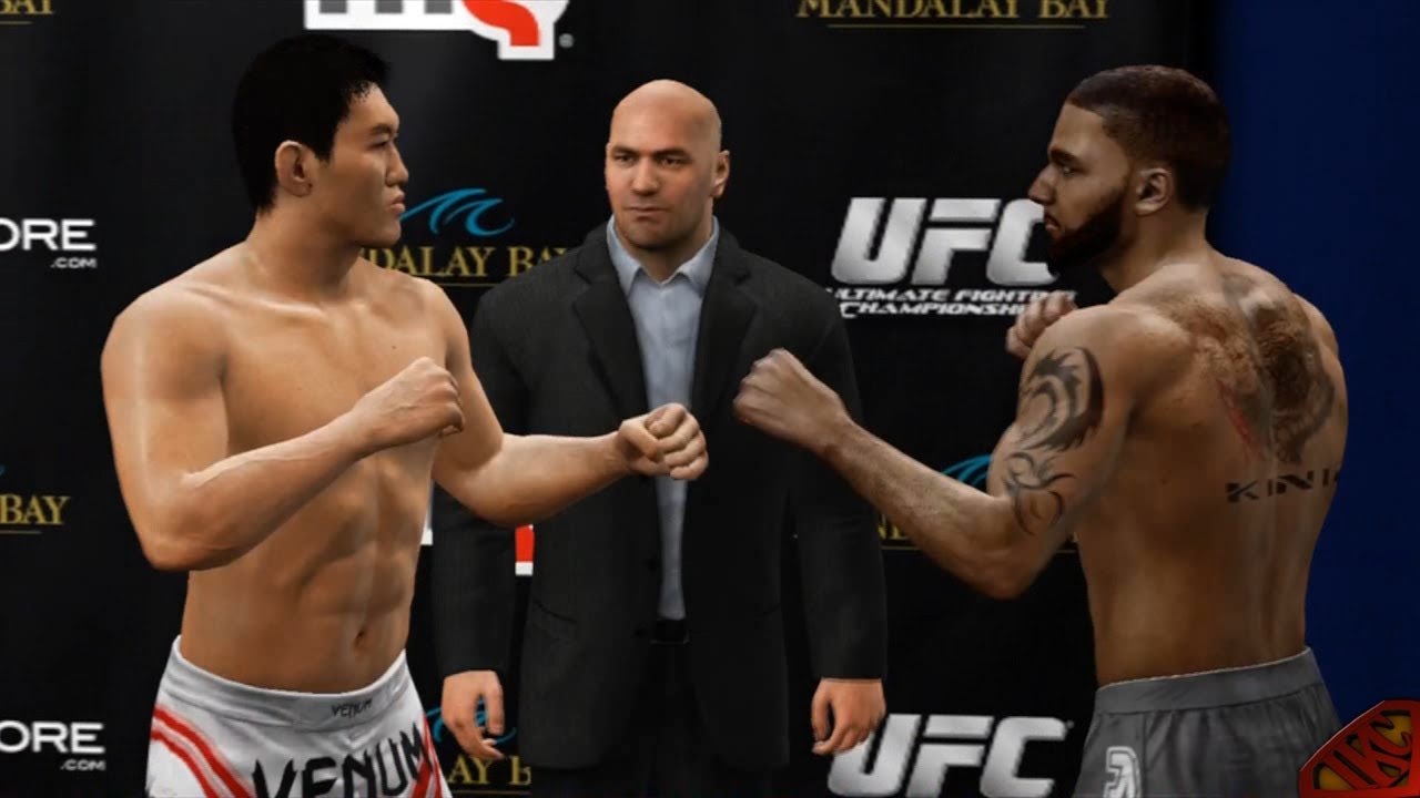 UFC Undisputed 3 Career Mode - UFC Middleweight Championship Fight VS. Yushin 