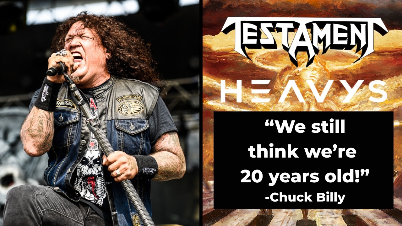 Chuck Billy of TESTAMENT Talks Touring, New Music, More | HEAVYS