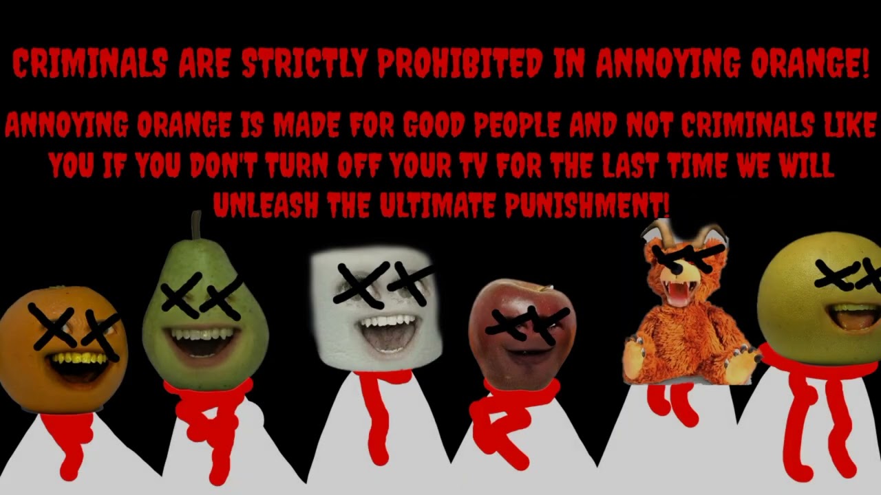 Annoying Orange MOVIE Anti Piracy Screen (a gift for @Xin Emily)