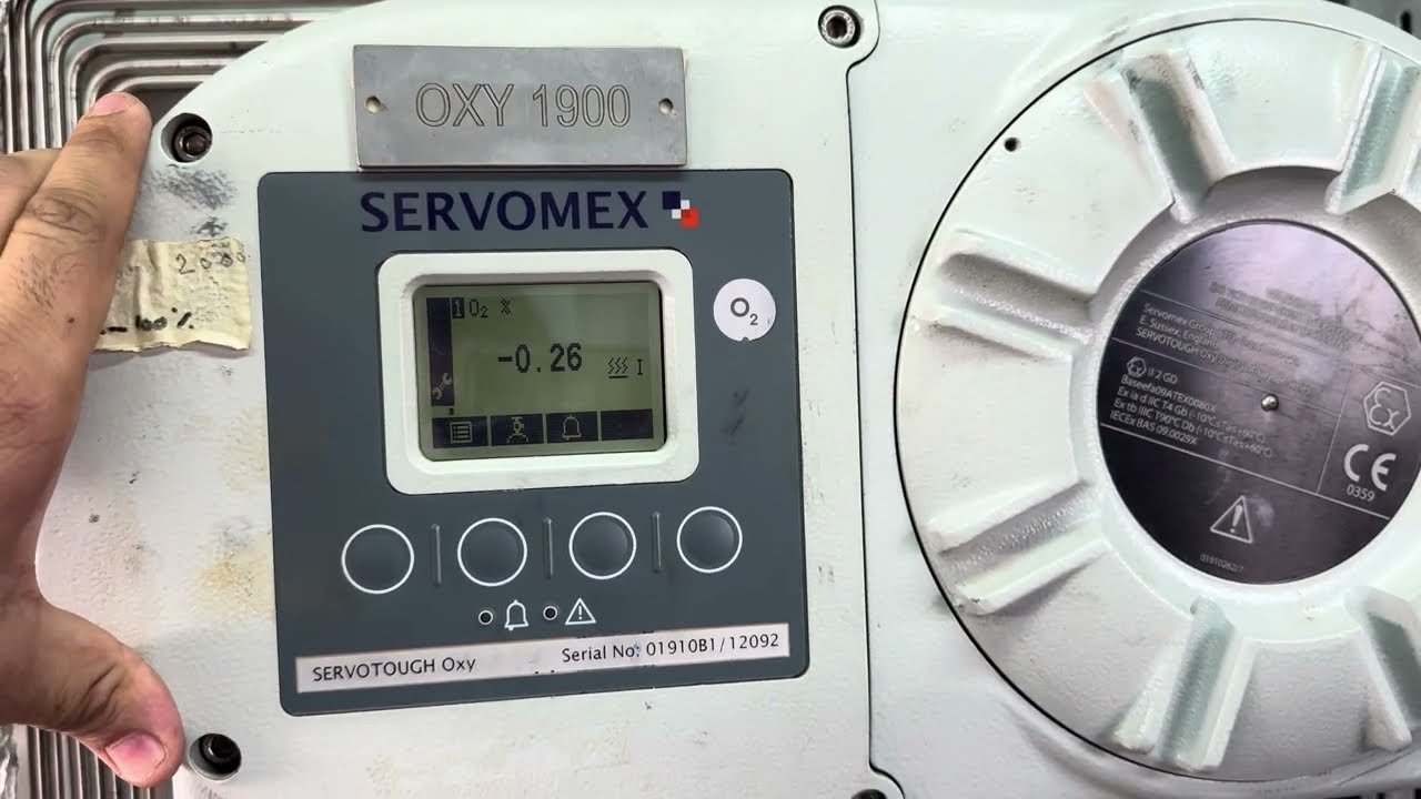 Как откалибровать анализатор Servomex OXY 1900 | Пошаговое руководство
