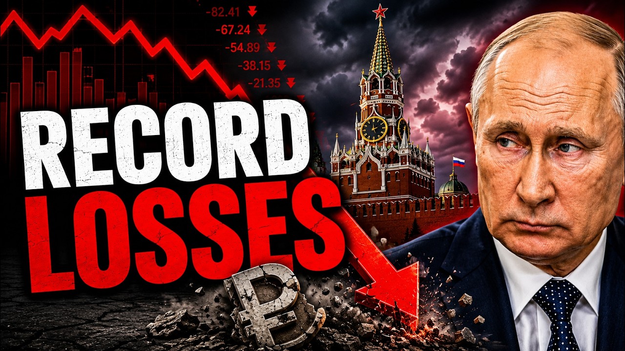 Russia Posts Record Losses