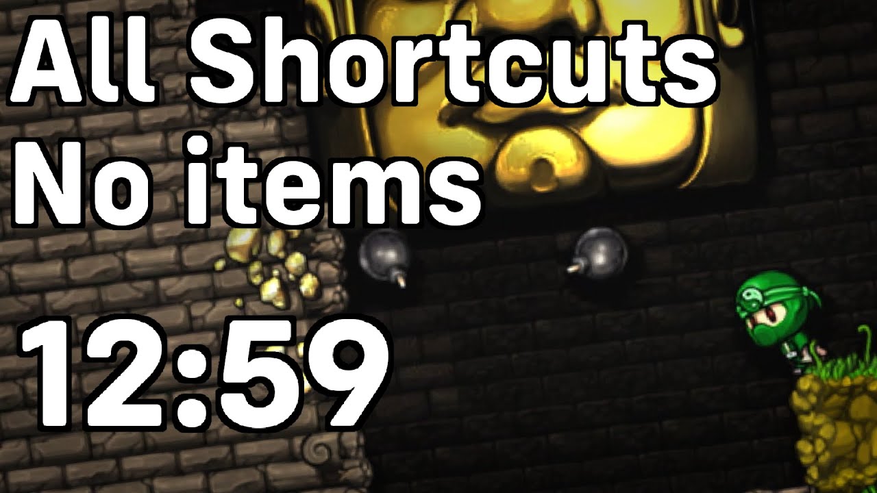 All Shortcuts, Backwards & Itemless in 