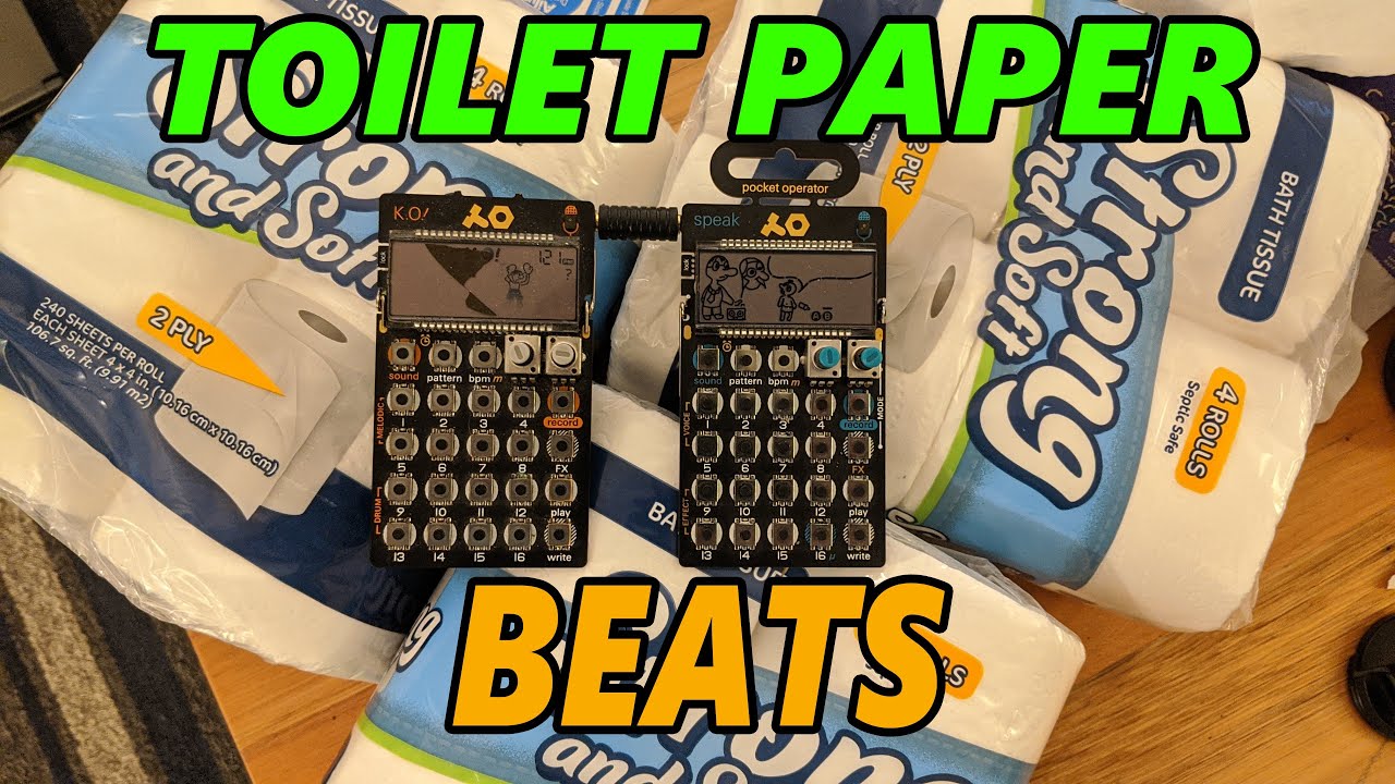 Toilet Paper Music with PO 33 KO and PO 35 Speak