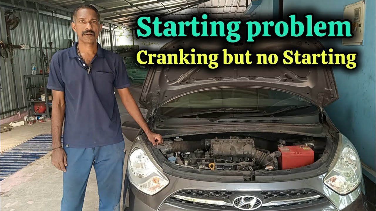 Hyundai i10 starting problem || cranking but no starting