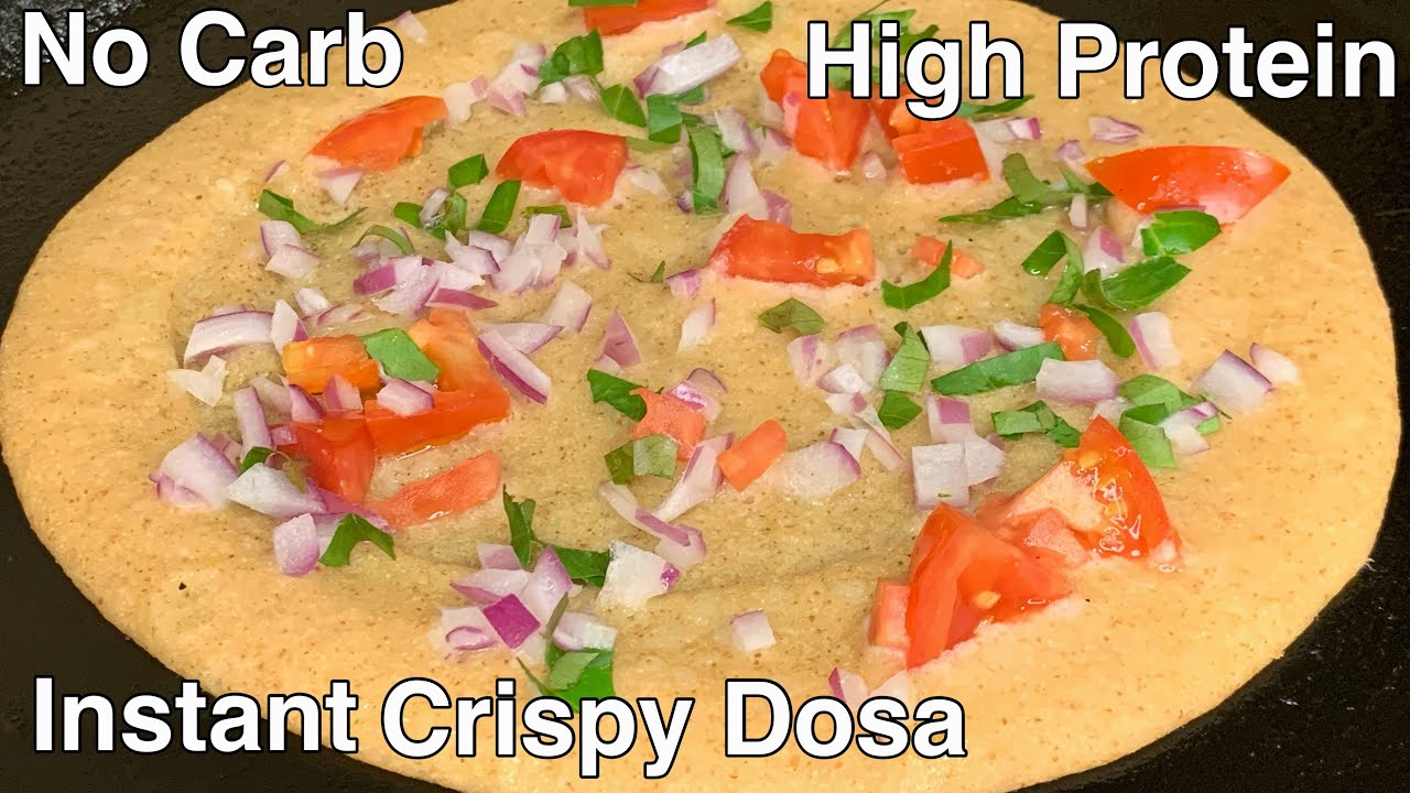 Instant High Protein Dosa | Weight Loss Recipe | Thyroid/ PCOS Diet Recipes | Healthy Breakfast