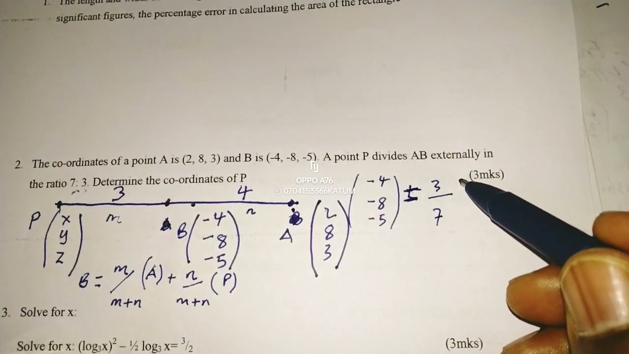 RATIO THEOREM WITH EXTERNAL DIVISION OF A LINE