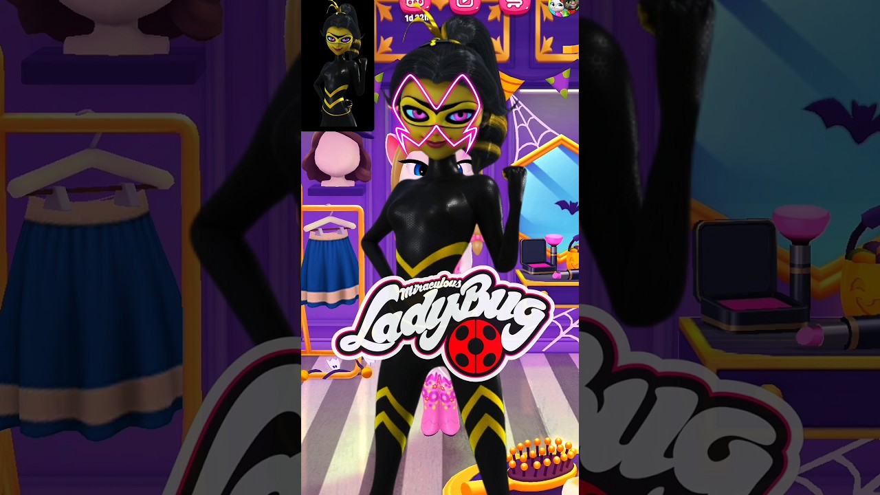 Rainha Vespa Miraculous Ladybug My Talking Angela 2 #miraculous #miraculousladybug #mytalkingangela2