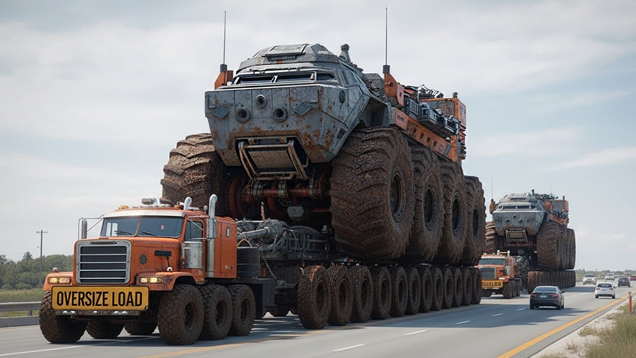 Extreme Dangerous Transport Skills  Oversize Truck Operations & Giant Heavy Machines  #10